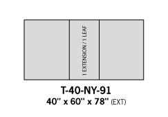 Dining tables T-40-NY-91