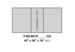 Dining tables T-40-NY-P___-53