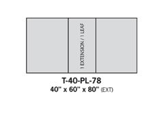 Dining tables T-40-PL