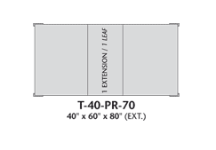 Dining tables T-40-PR