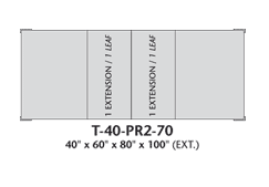 Dining tables T-40-PR2