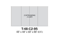 Dining tables T-48-C2