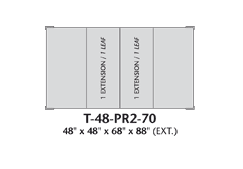 Dining tables T-48-PR2
